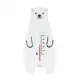 Termômetro De Banheira Urso Branco, Buba em oferta