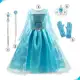 Fantasia Frozen Vestido Elsa + Acessórios (Tam. 2 ao 7) em oferta