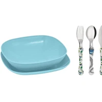 Imagem da promoção SIMONAGGIO Kit de Alimentação Infantil Trend Kids - 5 peças
