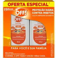 Imagem da promoção Repelente OFF! Family Loção 2 x 100ml (A partir de 2 anos)