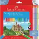 Ecolapis de cor, Faber-Castell, 120124+4P, Com + 4 pastel, estojo com 24 cores, Multicor em oferta