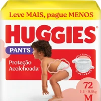 Imagem da promoção Fralda Pants Huggies Proteção Acolchoada Tamanho M 72 unidades
