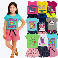 Imagem da promoção Kit 5 Conjunto Infantil Menina (Tam. 1 ao 8)