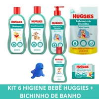Imagem da promoção Kit Higiene Recém Nascido Huggies completo 6 itens para bebê