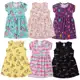 Vestido Infantil De Cotton Kit 3 Peças Sortidas em oferta