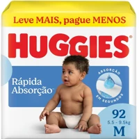 Imagem da promoção Fralda Huggies Tripla Proteção M 92 unidades