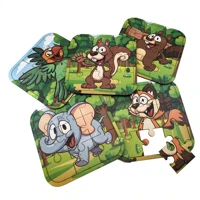 Imagem da promoção Kit 5 Quebras Cabeças Diversão Peças Criatividade Infantil Desenvolvimento