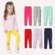 Kit Sortido de 3 Calças Leggings de Cotton para Meninas Tamanho 2 ao 10 Roupa Infantil Menina Bebê em oferta