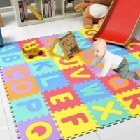 Imagem da promoção Tapete Alfabeto e Numérico Eva Tatame Infantil Educativo Criança Peças 29x29cm 08mm 26 ou 36 Peças