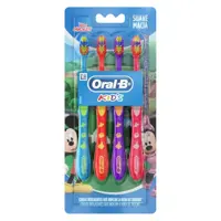 Imagem da oferta Oral-B Kids Escova de Dente Infantil com Cerdas Suaves, 4 Unidades